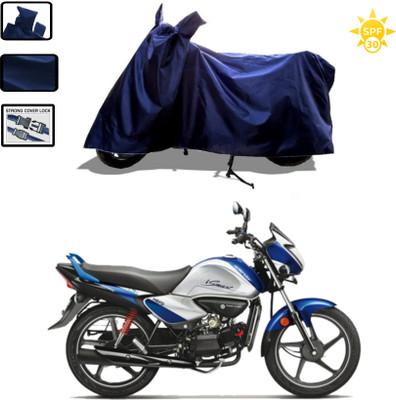 WMIZEXA Waterproof Two Wheeler Cover for Hero(Splendor iSmart 110, Blue)
