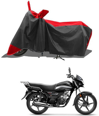 PAGORA Waterproof Two Wheeler Cover for Hero(CD 110 Dream, Red, Black)