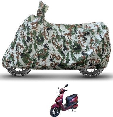 Caronix Waterproof Two Wheeler Cover for Hero(Electric Optima, Green)