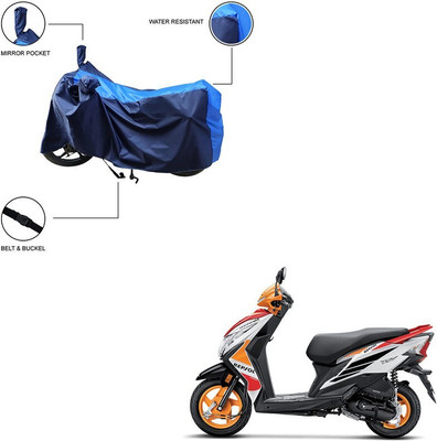 Furnish Flow Two Wheeler Cover for Honda(Blue)