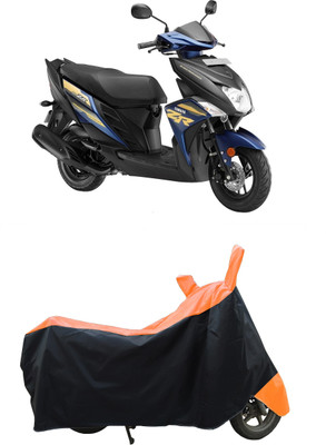 Coxtor Waterproof Two Wheeler Cover for Yamaha(Cygnus Ray ZR, Orange)