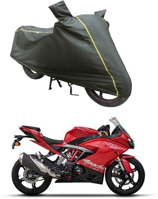 AutoTiger Waterproof Two Wheeler Cover for TVS(Apache RR 310, Green)