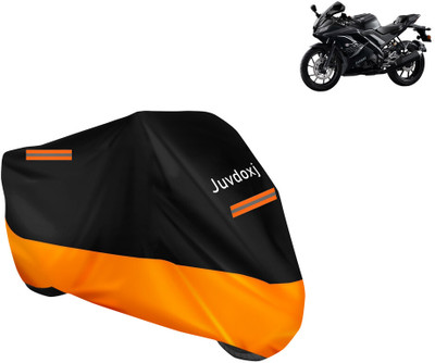 Juvdoxj Waterproof Two Wheeler Cover for Yamaha(R15S BS6, Orange)