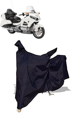 Amexride Two Wheeler Cover for Honda(Gold Wing GL1800, Black)