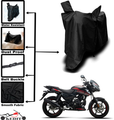AASHTIK MART Two Wheeler Cover for Bajaj(Pulsar 150 DTS-i, Black)
