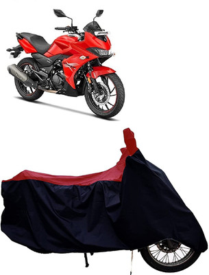 KEDIT Two Wheeler Cover for Hero(Hunk, Red, Black)
