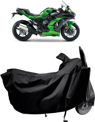 Amexride Two Wheeler Cover for Kawasaki(Ninja H2 SX, Multicolor)