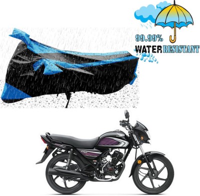 Ascension Two Wheeler Cover for Honda(Dream Neo, Black, Blue)