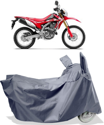 Amexride Two Wheeler Cover for Honda(CRF 250 L, Grey)