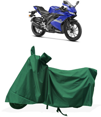Tricway Two Wheeler Cover for Yamaha(YZF R15 S, Green)