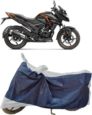 Autoprime Two Wheeler Cover for Honda(X-Blade, Blue, Grey)