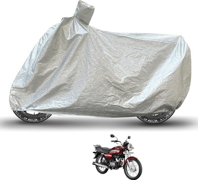 Caronix Waterproof Two Wheeler Cover for Hero(HF Dawn, Silver)