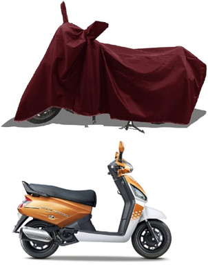 DeepShakshi AUTOMOTIVE Waterproof Two Wheeler Cover for Yamaha(Gladiator Graffitti, Maroon)
