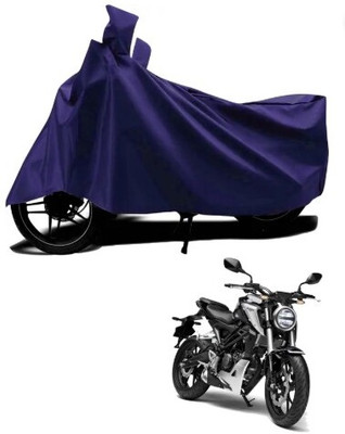 Tritika Waterproof Two Wheeler Cover for Honda(CB300R, Blue)