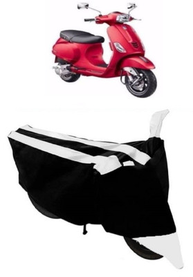 Varnwal E Commerce Waterproof Two Wheeler Cover for Piaggio(Vespa SXL, White, Black)
