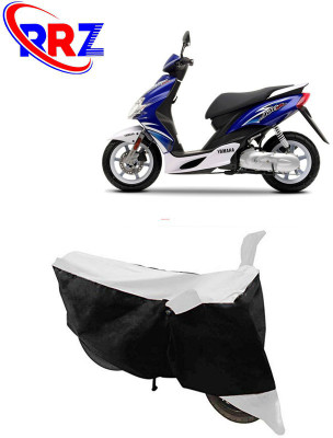 RRZ Waterproof Two Wheeler Cover for Yamaha(Jog R, Black, White)
