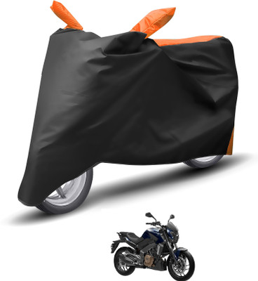 Caronix Waterproof Two Wheeler Cover for Bajaj(Dominar 400, Orange)