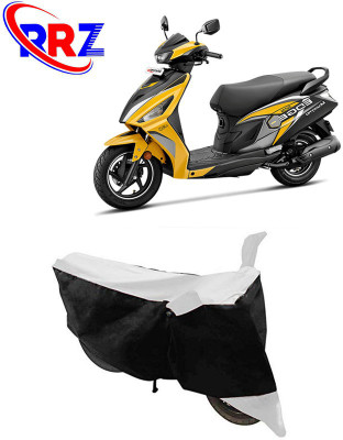 RRZ Waterproof Two Wheeler Cover for Hero(MotoCorp Maestro Edge 125, Black, White)