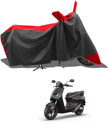 KEDIT Two Wheeler Cover for Bgauss(Red, Black)