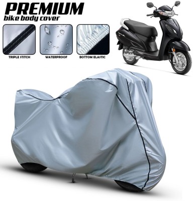 xodi Waterproof Two Wheeler Cover for Honda(Activa 125, Silver, Black)