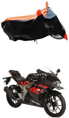 VESMEI Two Wheeler Cover for Suzuki(GSX R150, Orange)
