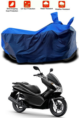 Mdstar Waterproof Two Wheeler Cover for Honda(PCX 125, Blue, Blue)