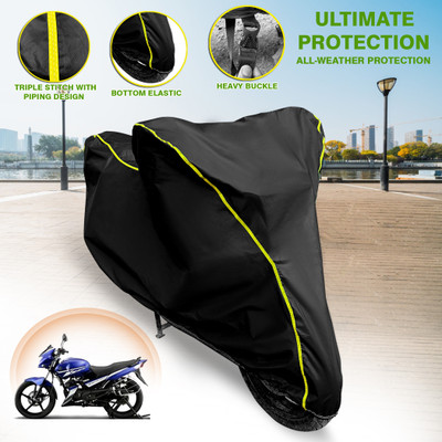 GARREGE Waterproof Two Wheeler Cover for Yamaha(Gladiator RS, Black)