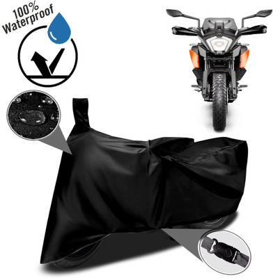 ROYAL AUTO MART Waterproof Two Wheeler Cover for KTM(Black)