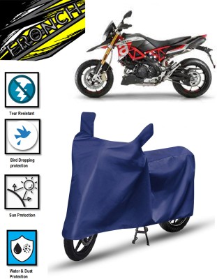 FRONCH Waterproof Two Wheeler Cover for Aprilia(Dorsoduro 900, Blue)