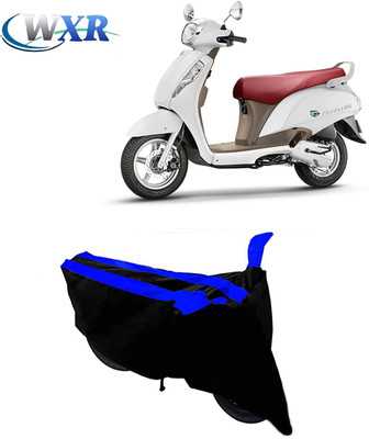 WXR Waterproof Two Wheeler Cover for Suzuki(Access 125, Black, Blue)