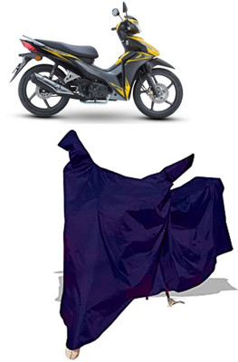Amexride Two Wheeler Cover for Honda(Blade 125, Blue)