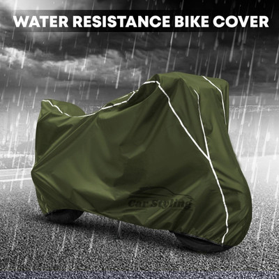 Car Styling Waterproof Two Wheeler Cover for TVS(Apache RTR 160, Green)