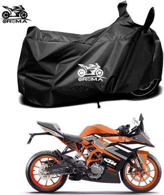 THE REAL ARV Waterproof Two Wheeler Cover for Bajaj(200 Duke, Black)