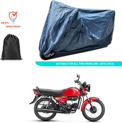 PAGORA Waterproof Two Wheeler Cover for Hero(HF Dawn BS6, Blue)