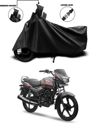 DeepShakshi AUTOMOTIVE Two Wheeler Cover for TVS(Star City Plus, Black)