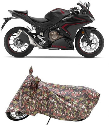 Coxtor Waterproof Two Wheeler Cover for Honda(CBR500R BS6, Multicolor)