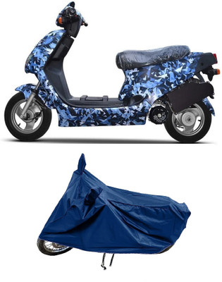 SPECTUS Two Wheeler Cover for Hero(Electric AXLHE-20 BS6, Blue)