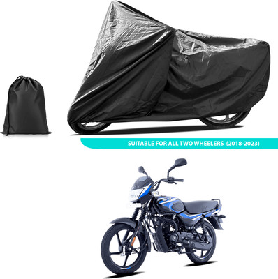 CODOKI Waterproof Two Wheeler Cover for Bajaj(CT100, Black)