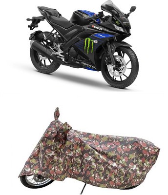 Coxtor Waterproof Two Wheeler Cover for Yamaha(YZF R15 V3 Moto GP Edition, Multicolor)
