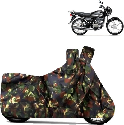 Rhtdmm Two Wheeler Cover for Hero(Splendor Plus, Multicolor)