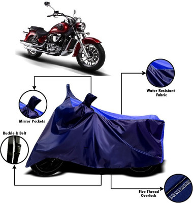 DeepShakshi AUTOMOTIVE Waterproof Two Wheeler Cover for Hyosung(ST7, Blue)