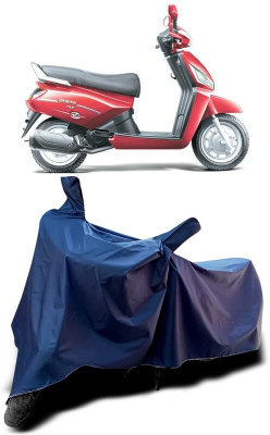 KEDIT Two Wheeler Cover for Mahindra(Gusto 125, Blue)