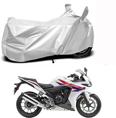 Aoriyon Two Wheeler Cover for Honda(CBR500R, Silver)