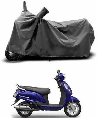 ANTHUB Waterproof Two Wheeler Cover for Suzuki(Access 125, Grey)