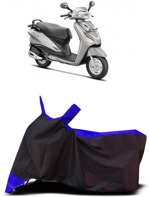 VESMEI Two Wheeler Cover for Hero(Duet VX 110CC BS6, Blue)