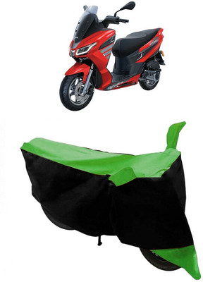 HEMSKAR Two Wheeler Cover for Aprilia(SXR 160, Black, Green)