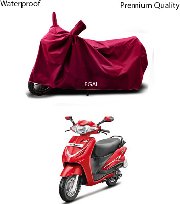 EGAL Waterproof Two Wheeler Cover for Hero(Duet VX 110CC, Maroon)