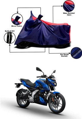 Mdstar Waterproof Two Wheeler Cover for Bajaj(Pulsar N160, Red, Blue)