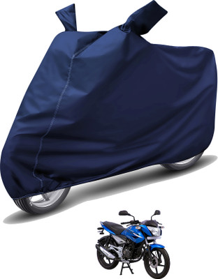 MOCKHE Waterproof Two Wheeler Cover for Bajaj(XCD 125cc, Blue)