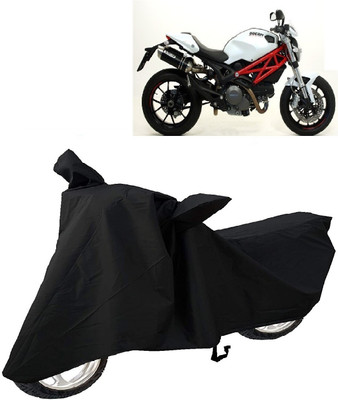 MMSSTAR Waterproof Two Wheeler Cover for Ducati(Monster 796 S2R, Black)